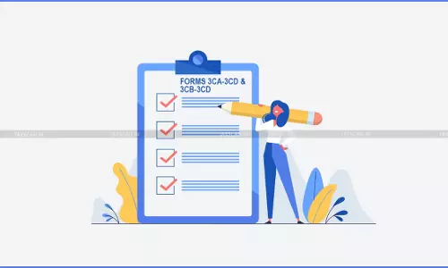 Income Tax Department launches Updated Common Offline Utility and Schema for Forms 3CA-3CD and 3CB-3CD Income Tax Department launches Updated Common Offline Utility and Schema for Forms 3CA-3CD and 3CB-3CD