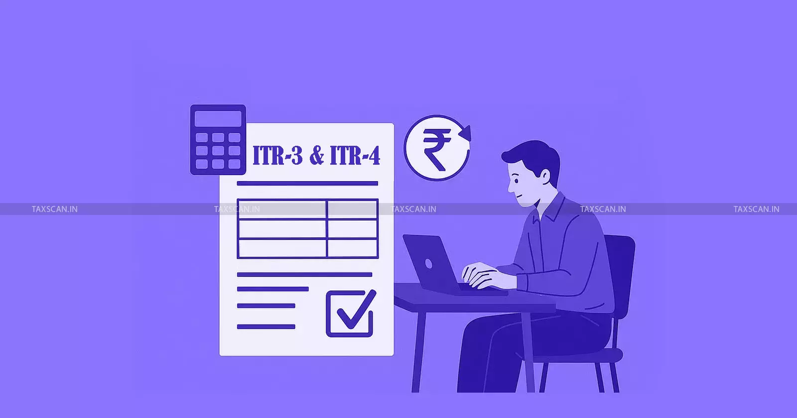 Income Tax Filing - ITR-3 Filing - ITR-4 Filing - taxscan