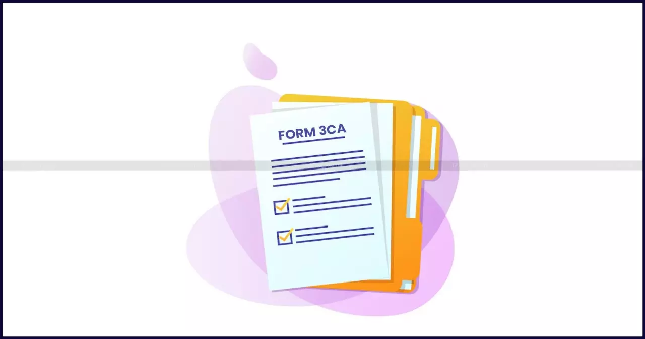 CBDT schema update - Form 3CA 3CD - Form 3CB 3CD - taxscan