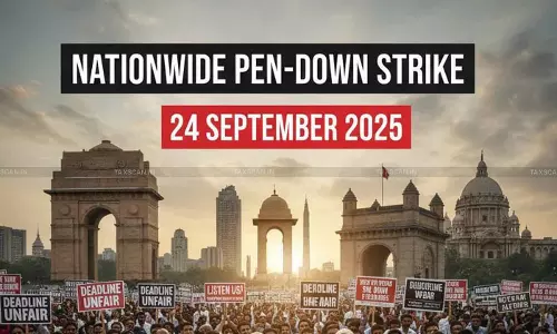 Chartered Accountants Stage Pen-Down Strike as Tax Audit Deadline Looms, #PenDownNoExtensionNoAudit Viral on X Chartered Accountants Stage Pen-Down Strike as Tax Audit Deadline Looms, #PenDownNoExtensionNoAudit Viral on X