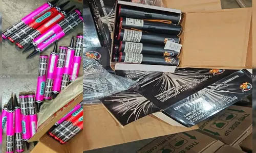 Operation Fire Trail: DRI Seizes 46k Chinese Firecrackers Misdeclared as “Leggings” at Nhava Sheva Port Operation Fire Trail: DRI Seizes 46k Chinese Firecrackers Misdeclared as “Leggings” at Nhava Sheva Port