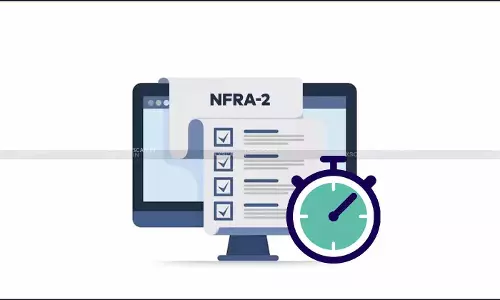 Important Update - Auditors - File NFRA-2 Form - Filing Important Update - Auditors - File NFRA-2 Form - Filing