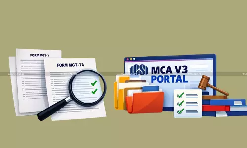 ICSI issues Advisory w.r.t. Form MGT-7MGT-7A Certification under MCA V3 Portal - taxscan ICSI issues Advisory w.r.t. Form MGT-7MGT-7A Certification under MCA V3 Portal - taxscan