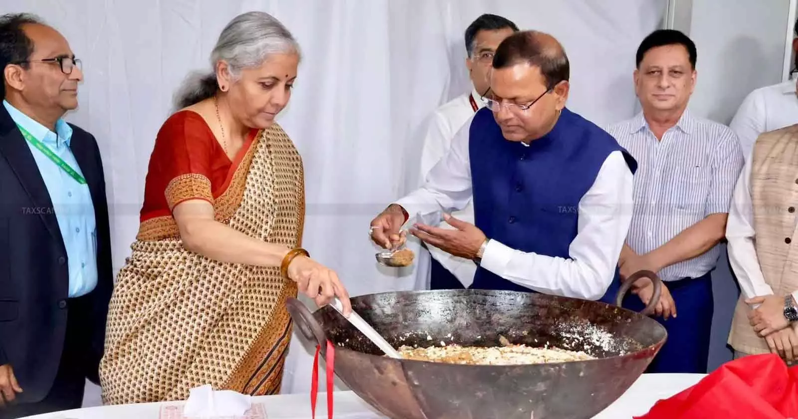 Halwa Ceremony - Budget halwa, Halwa ceremony India - Union Budget halwa ceremony - Finance Ministry halwa ritual - taxscan Halwa Ceremony - Budget halwa, Halwa ceremony India - Union Budget halwa ceremony - Finance Ministry halwa ritual - taxscan