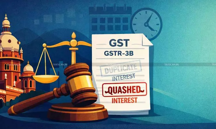 Double Taxation on GSTR-3B Delay Unsustainable: Madras HC Quashes Duplicate GST Interest Order [Read Order]