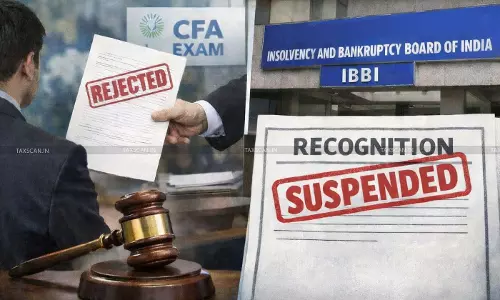 AaRVF Guilty of Misrepresentation in Enrolling Ineligible CFA Candidate - taxscan