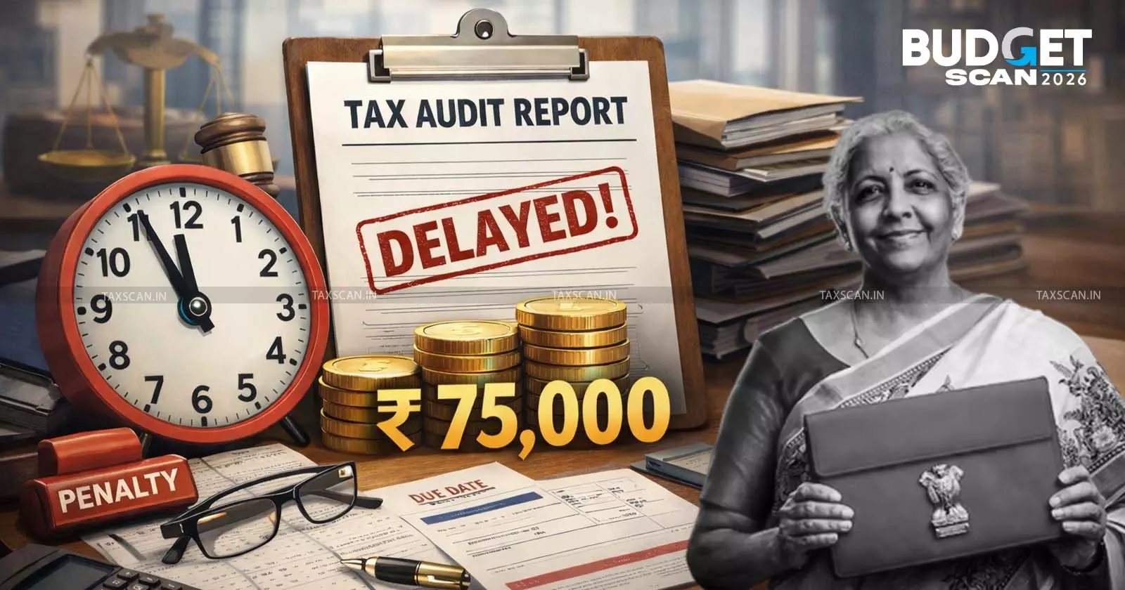 Budget 2026: One-Day Delay in Tax Audit Report to Cost Rs. 75,000, FM Proposes Budget 2026: One-Day Delay in Tax Audit Report to Cost Rs. 75,000, FM Proposes