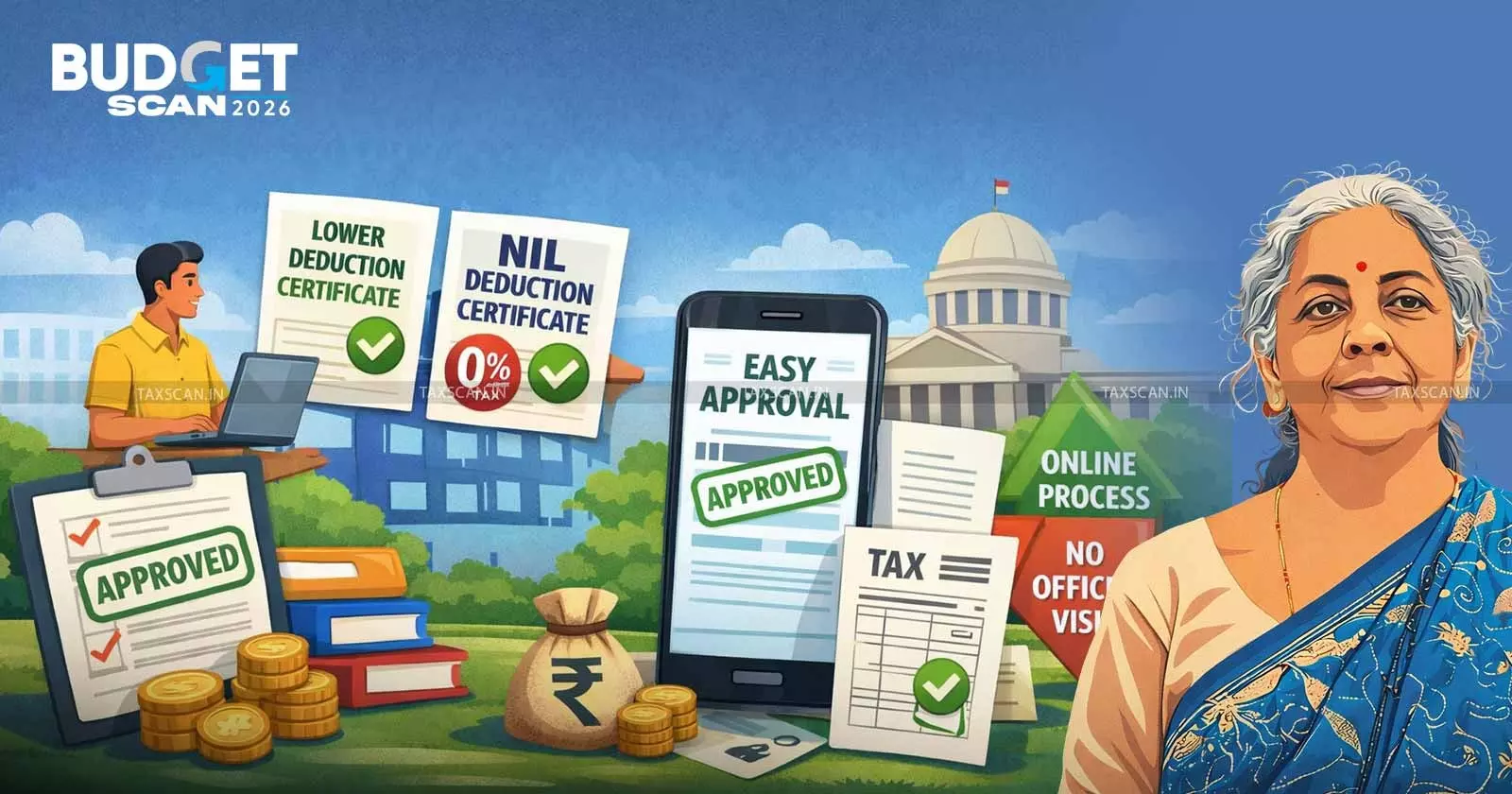 Union-Budget 2026-27-Small-Taxpayers-Obtain-Lower-Nil-Deduction-Certificates-Assessing-Officer - taxscan Union-Budget 2026-27-Small-Taxpayers-Obtain-Lower-Nil-Deduction-Certificates-Assessing-Officer - taxscan