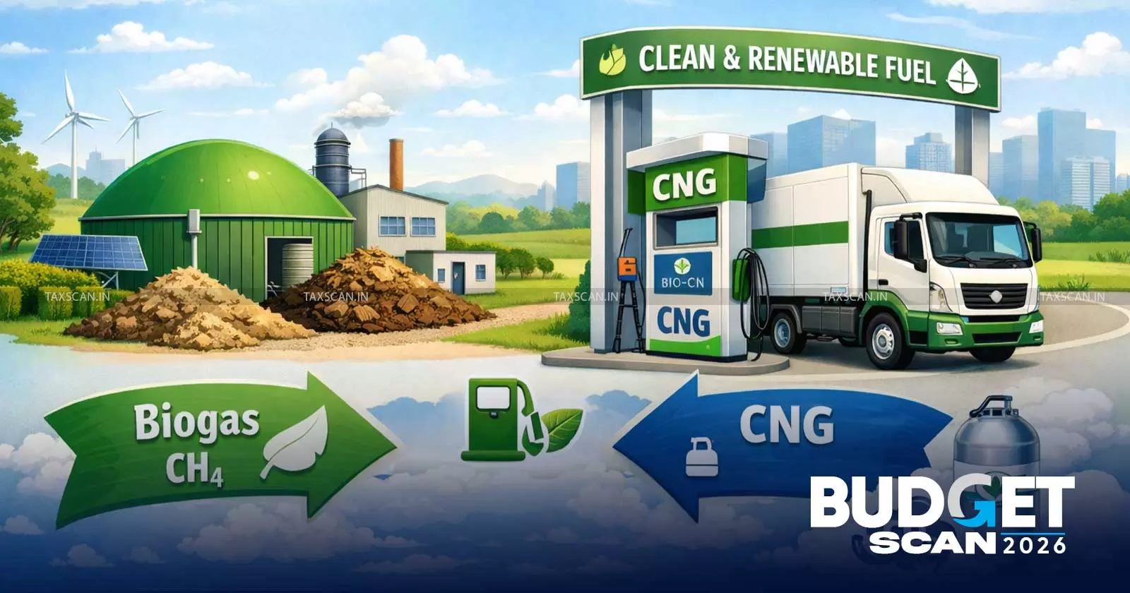 Budget 2026: Biogas Value to Be Fully Excluded From Central Excise on Biogas-Blended CNG [Read Finance Bill 2026]