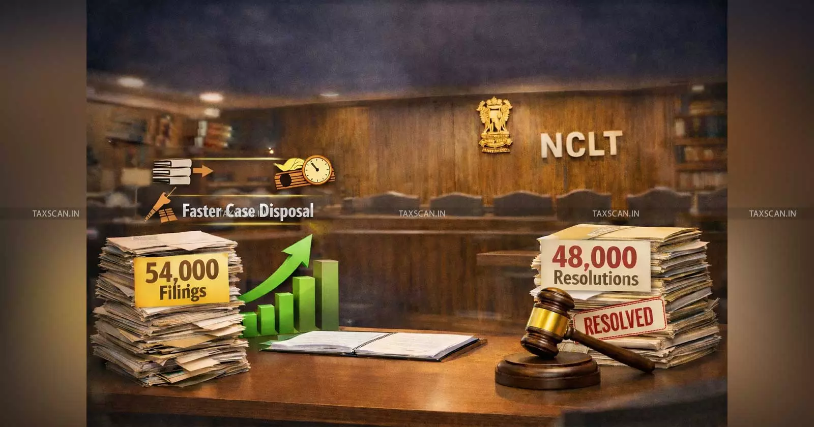 From 54,000 Filings to 48,000 Resolutions NCLT Chief Bows Out after Transforming Tribunal Efficiency - taxscan From 54,000 Filings to 48,000 Resolutions NCLT Chief Bows Out after Transforming Tribunal Efficiency - taxscan