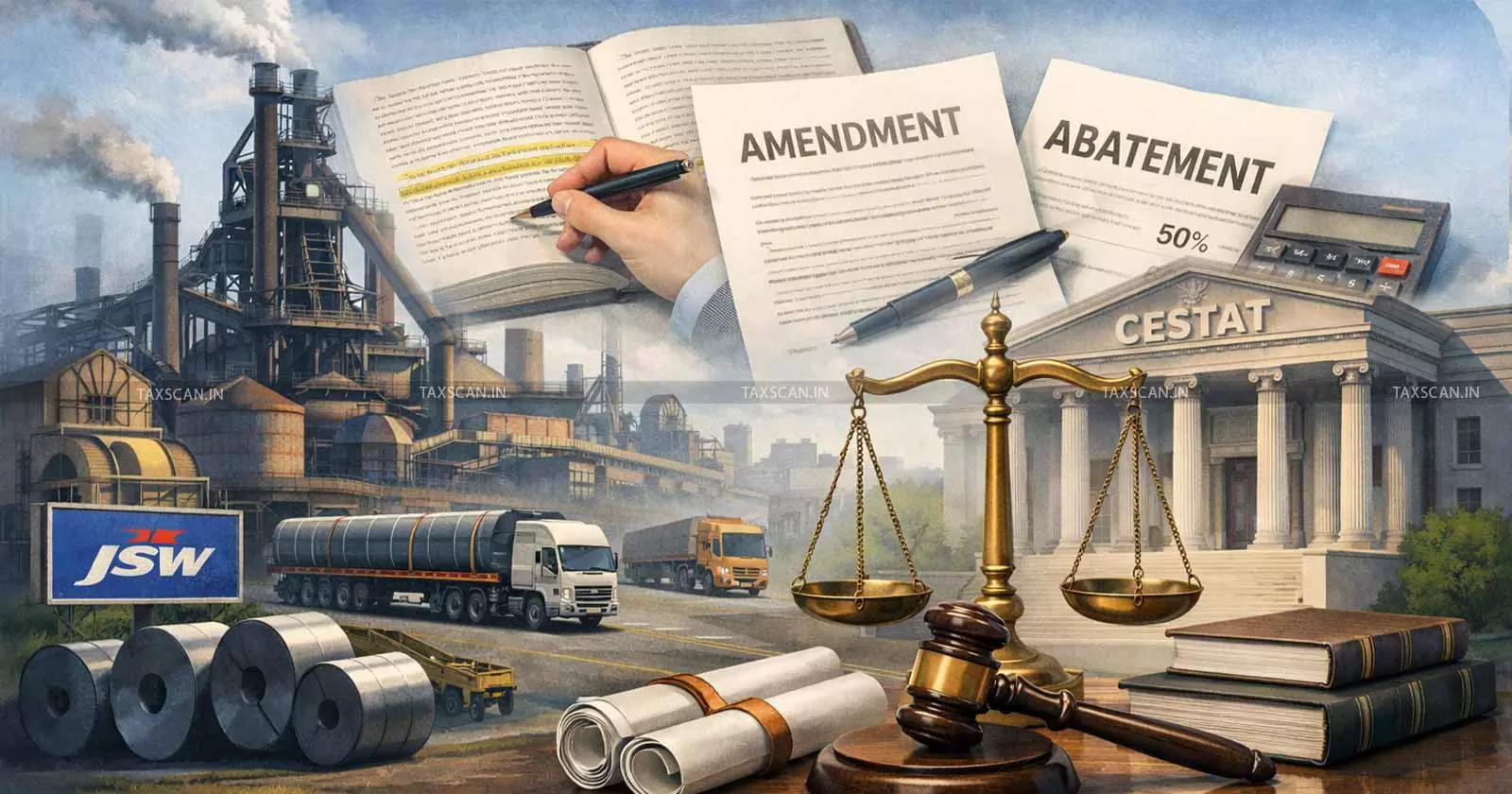 Denial of JSW Steel’s CENVAT Credit on GTA Services Solely on Rule 2(p) Amendment and Abatement Notifications is Legally Unsustainable: CESTAT [Read Order]
