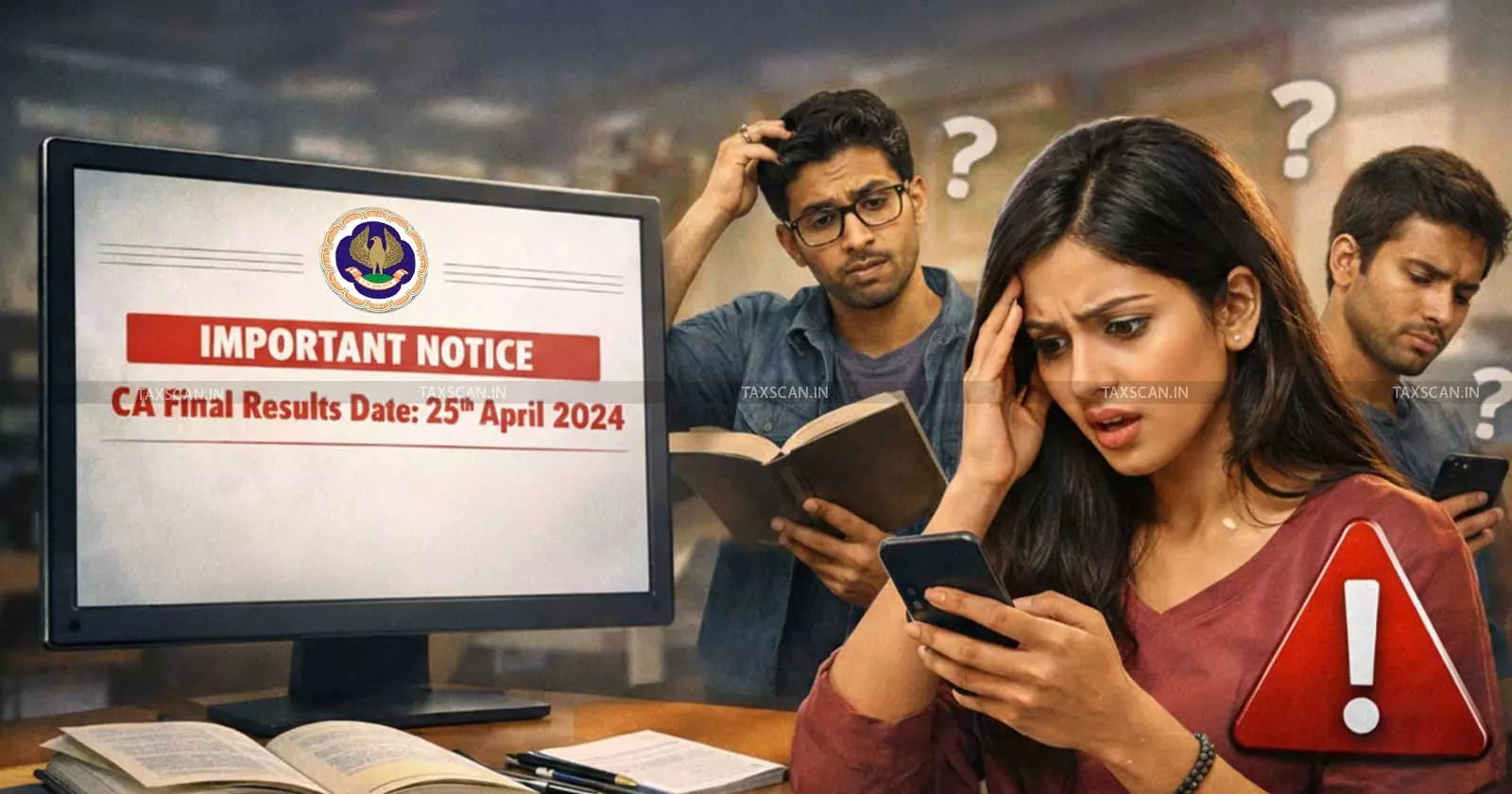 ICAI advises CA students to wait for official announcement of exam result date and avoid speculation - Taxscan ICAI advises CA students to wait for official announcement of exam result date and avoid speculation - Taxscan