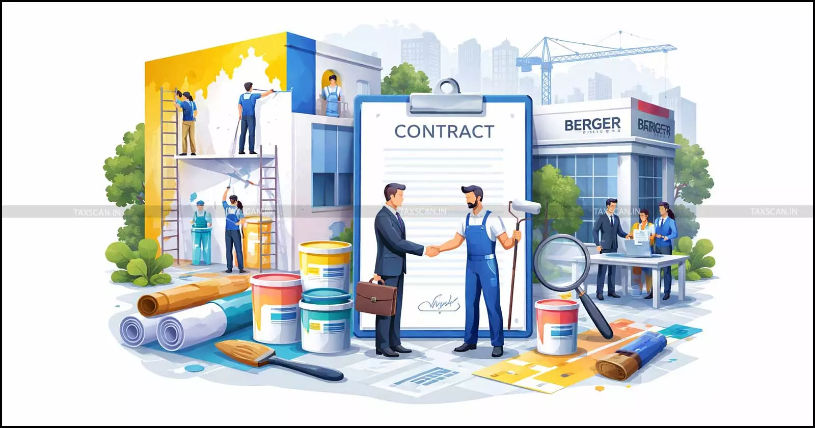 Relief for CESTAT Rules Painting Supply of Paint Works Contract Service Relief for CESTAT Rules Painting Supply of Paint Works Contract Service