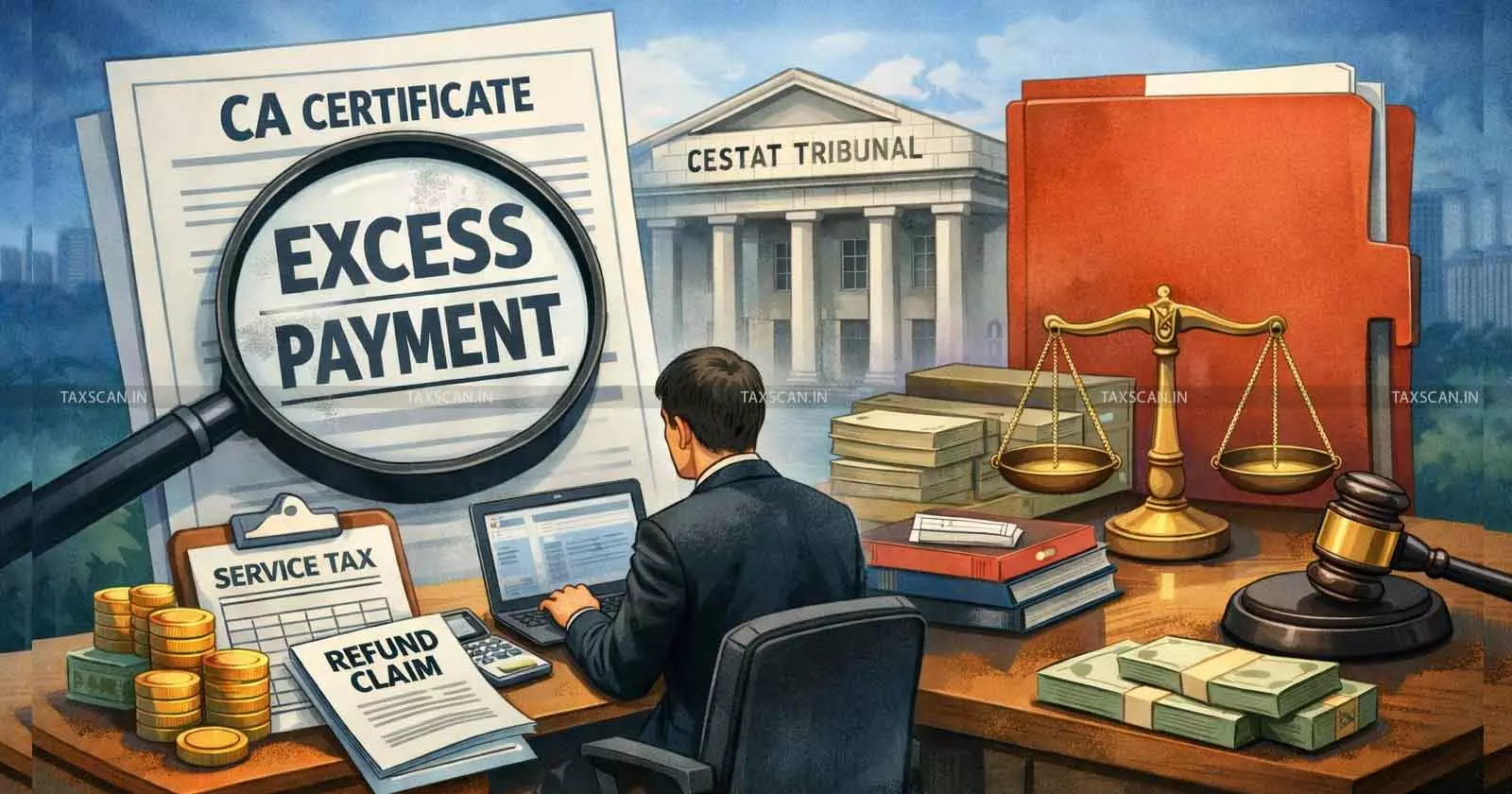 CAs Certificate on Excess Payment Under Scrutiny CESTAT Remands Service Tax Refund Claim - Taxscan