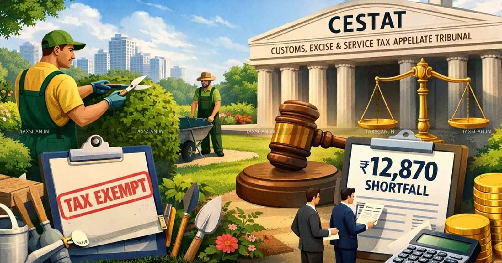 Horticulture Services Exempt from Service Tax: CESTAT Confirms Only ₹12,870 Shortfall on Manpower Supply Services [Read Order]