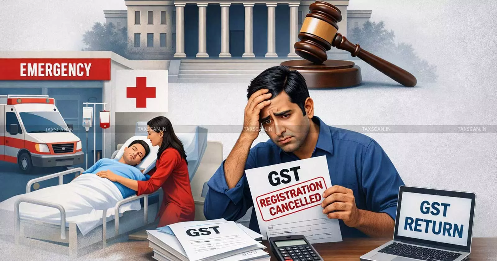 Family Medical Emergency Prevented Filing GST Returns Gauhati HC Allows Assessee Seek Restoration Cancelled Registration