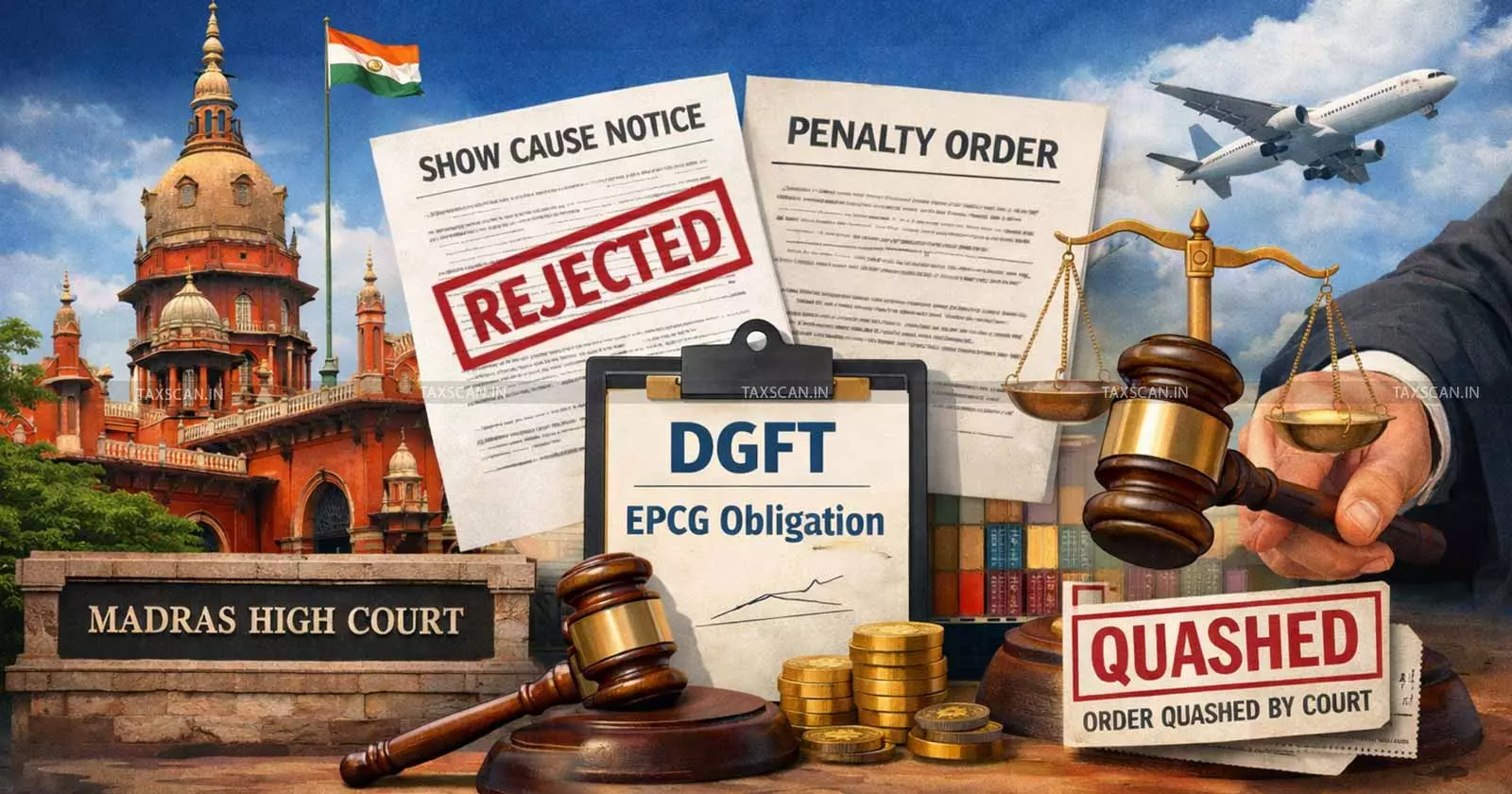 SCN on Penalty not Received: Madras HC Quashes DGFT Order Imposing Penalty for EPCG Export Obligation Default [Read Order]