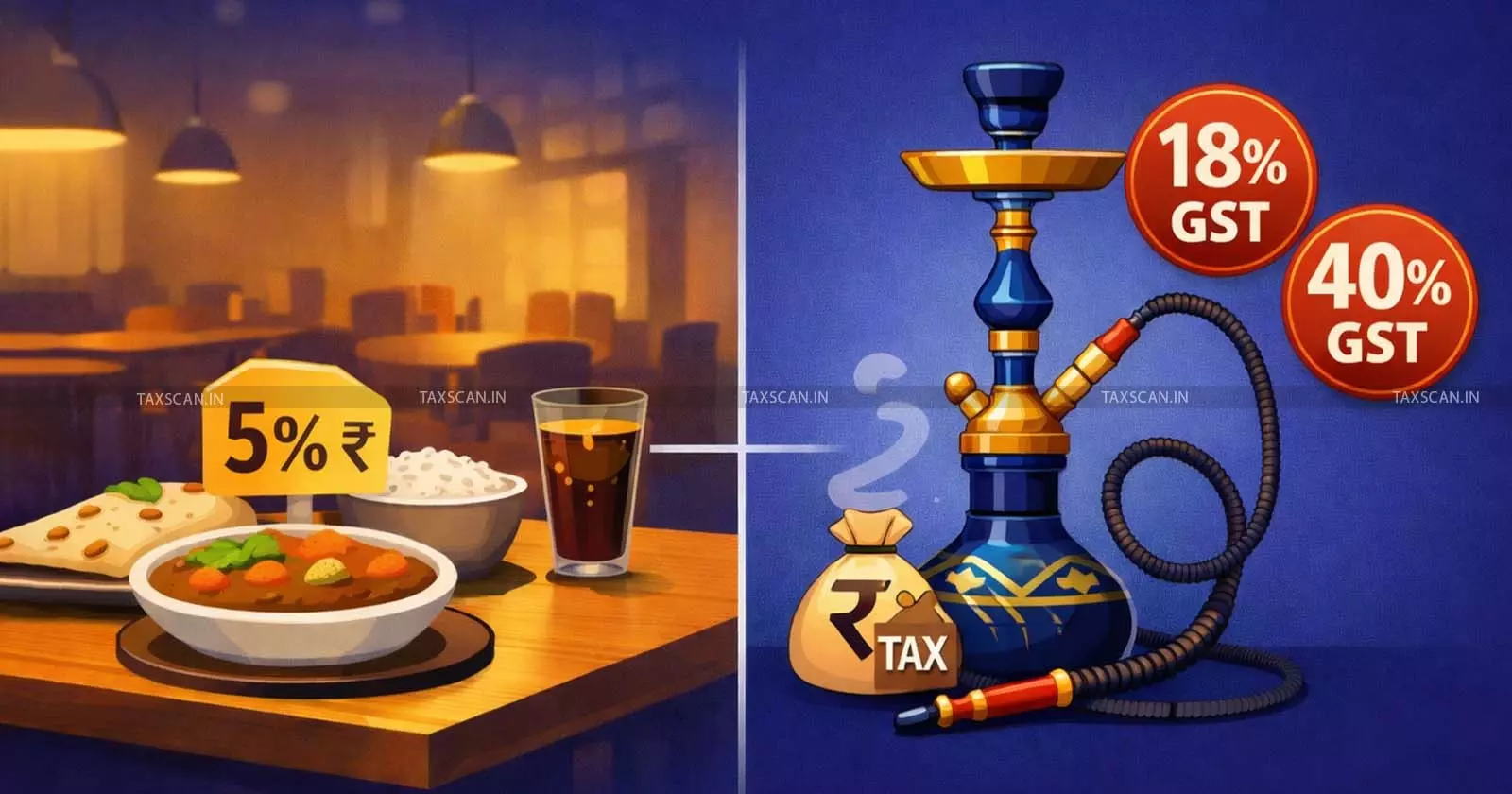 AAR rules hookah served in restaurants not eligible for 5% GST, taxable at 18% or 40% - Taxscan
