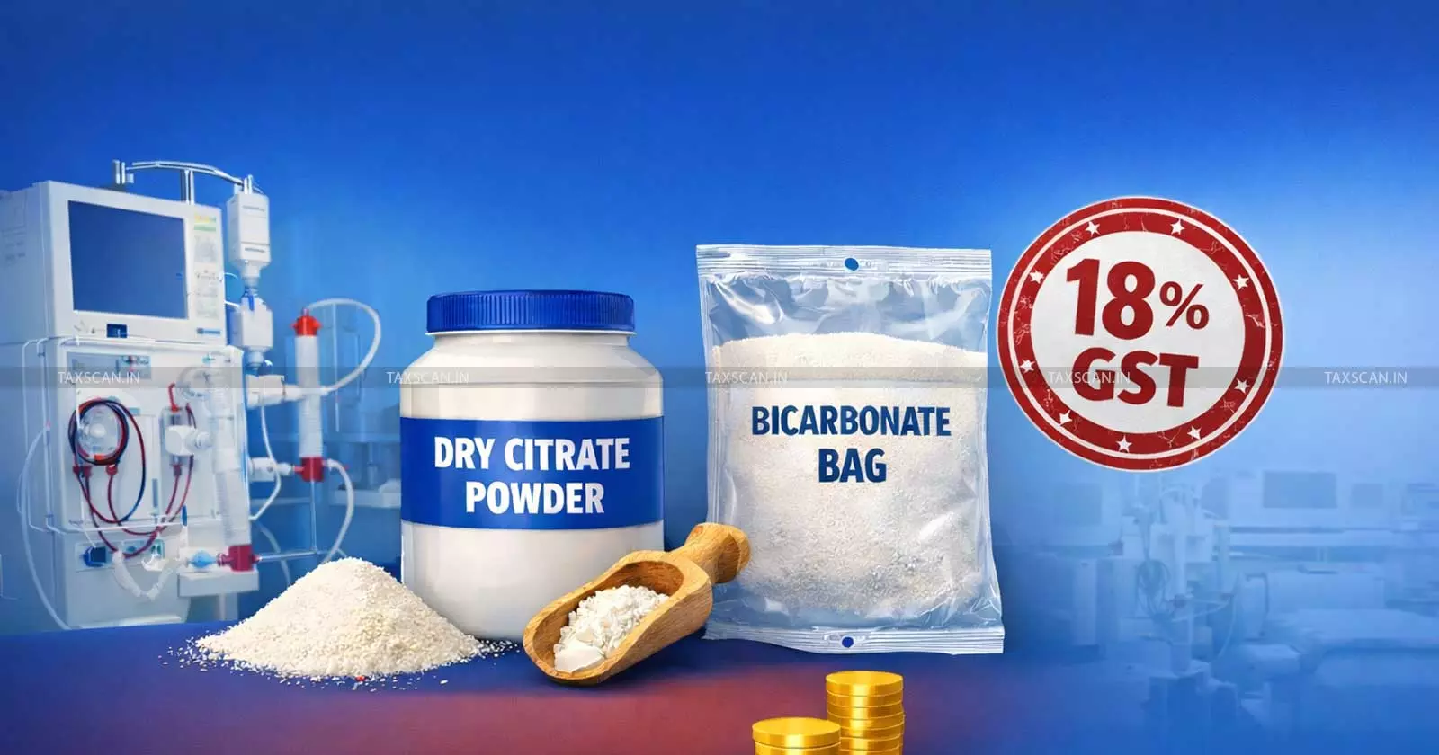 Classification of Dialysis Components as Chemicals, Not Medical Instruments: AAR Mandates 18% GST on Dry Citrate Powder and Bicarbonate Bags [Read Order]