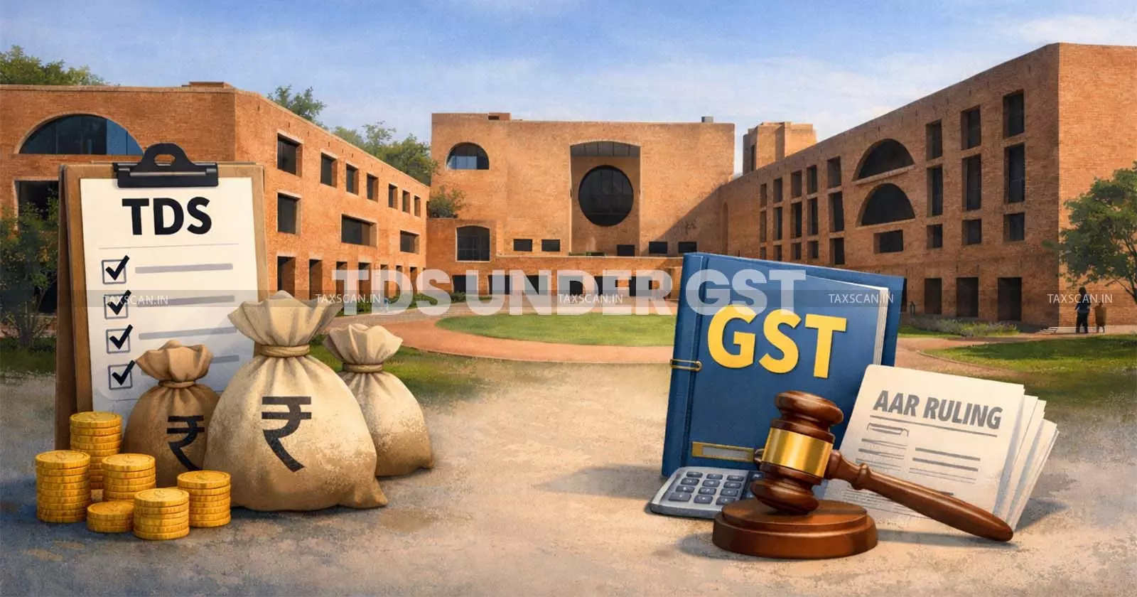 GST TDS on Institutions of National Importance: AAR Mandates TDS Liability for IIM Ahmedabad As Specified Person [Read Order]
