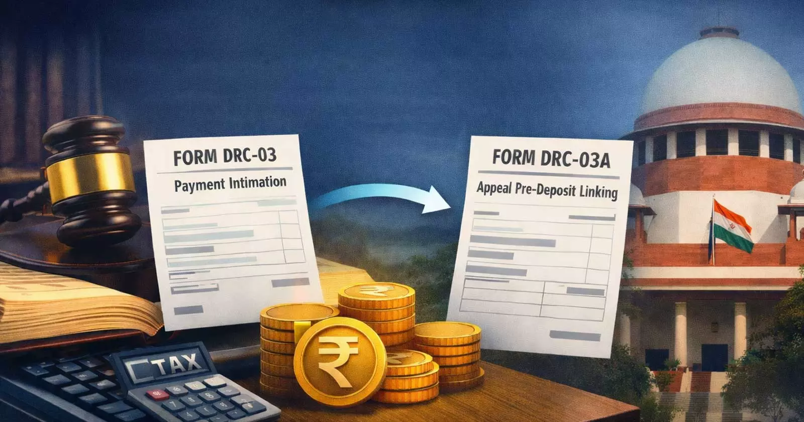 DRC-03 Payments Must Be Linked via DRC-03A for Appeal Pre-deposit Recognition: GSTN DRC-03 Payments Must Be Linked via DRC-03A for Appeal Pre-deposit Recognition: GSTN