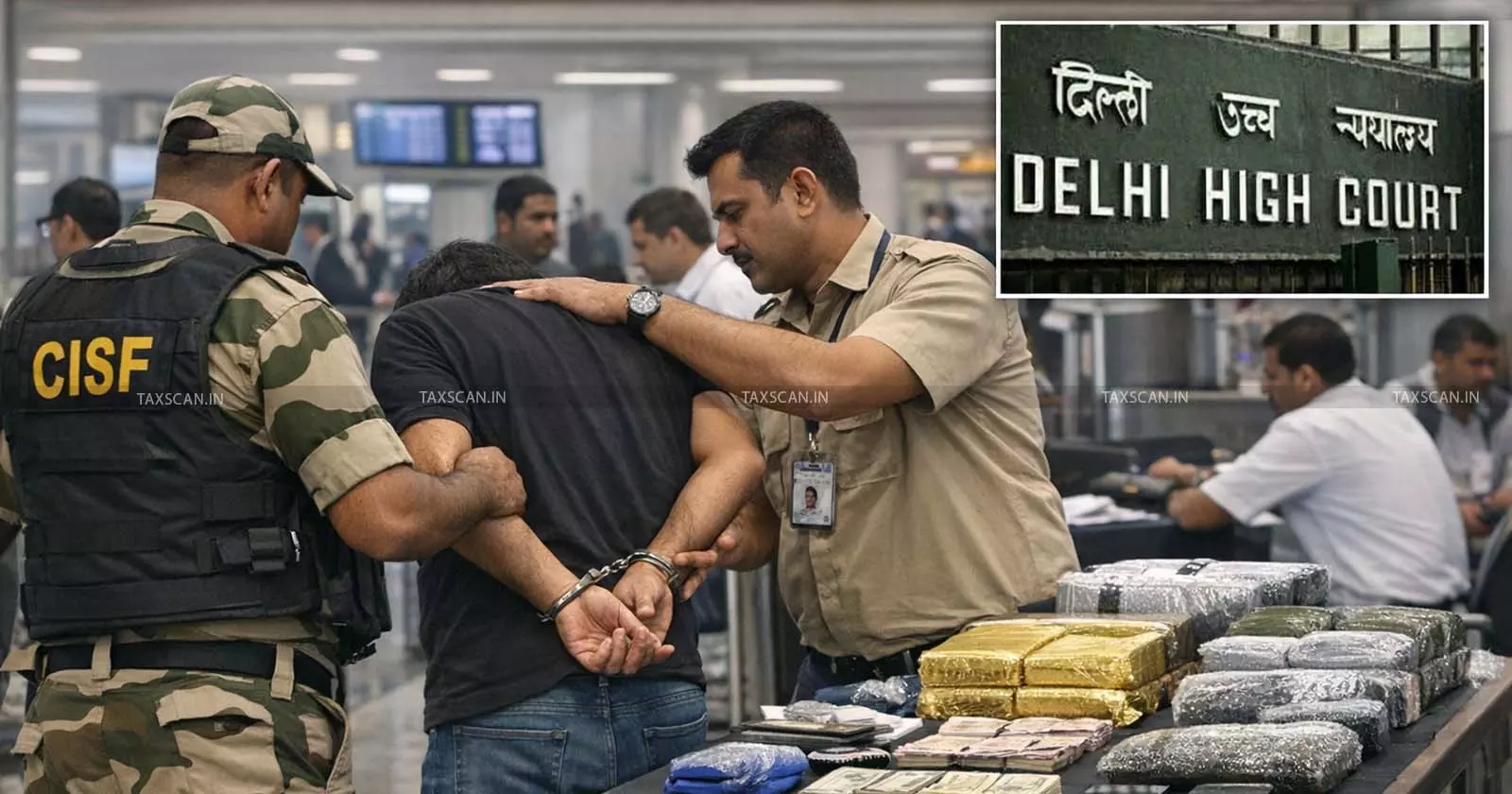 Delhi High Court - Delhi HC illegal custody - Contraband seizure arrest - Airport seizure case - Arrest after seizure - taxscan Delhi High Court - Delhi HC illegal custody - Contraband seizure arrest - Airport seizure case - Arrest after seizure - taxscan