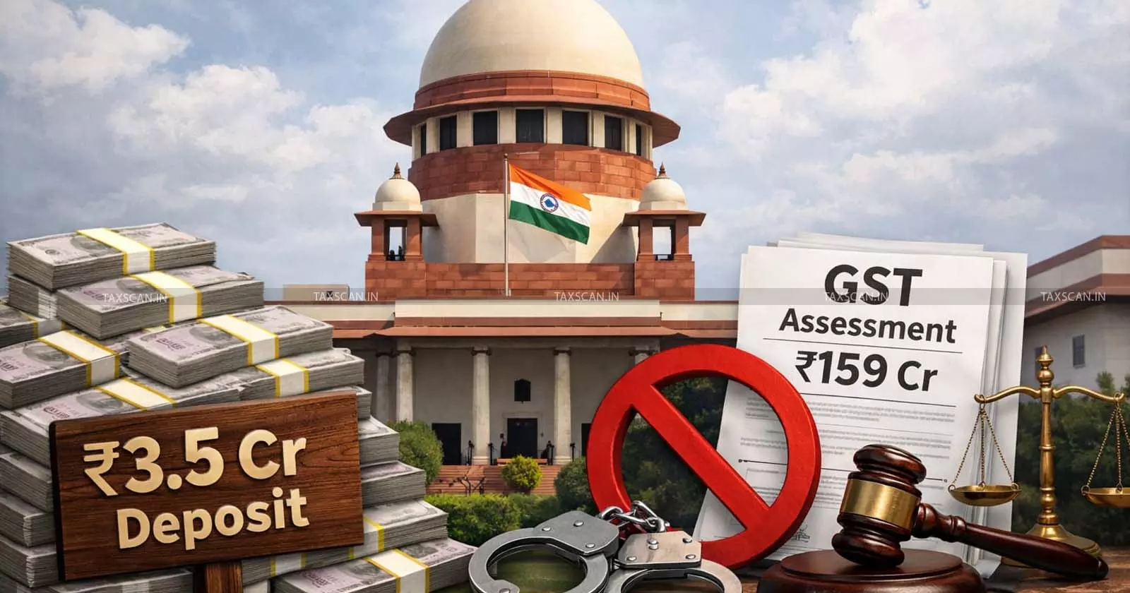 Supreme Court Directs ₹3.5 Cr Deposit Against ₹159 Cr GST Assessment, Bars Coercive Recovery Till Appeal Hearing [Read Judgement]