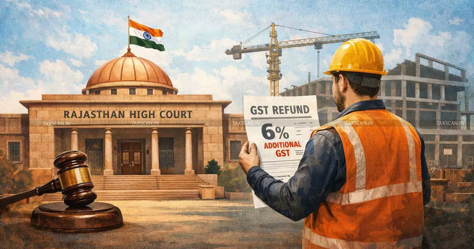 Rajasthan HC Directs Refund of Additional 6% GST to Contractor, Holds Denial by State Corp Arbitrary & Discriminatory [Read Order]