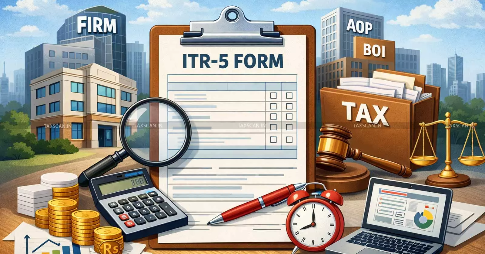 CBDT Introduces Revised ITR‑5 Format Making Filing Compulsory Firms, LLPs, AOPs & BOIs - Taxscan