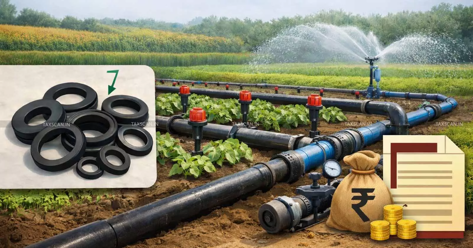 Rubber Rings used Exclusively in Irrigation Systems attract 5% GST if made of Hard Rubber: AAR [Read Order]
