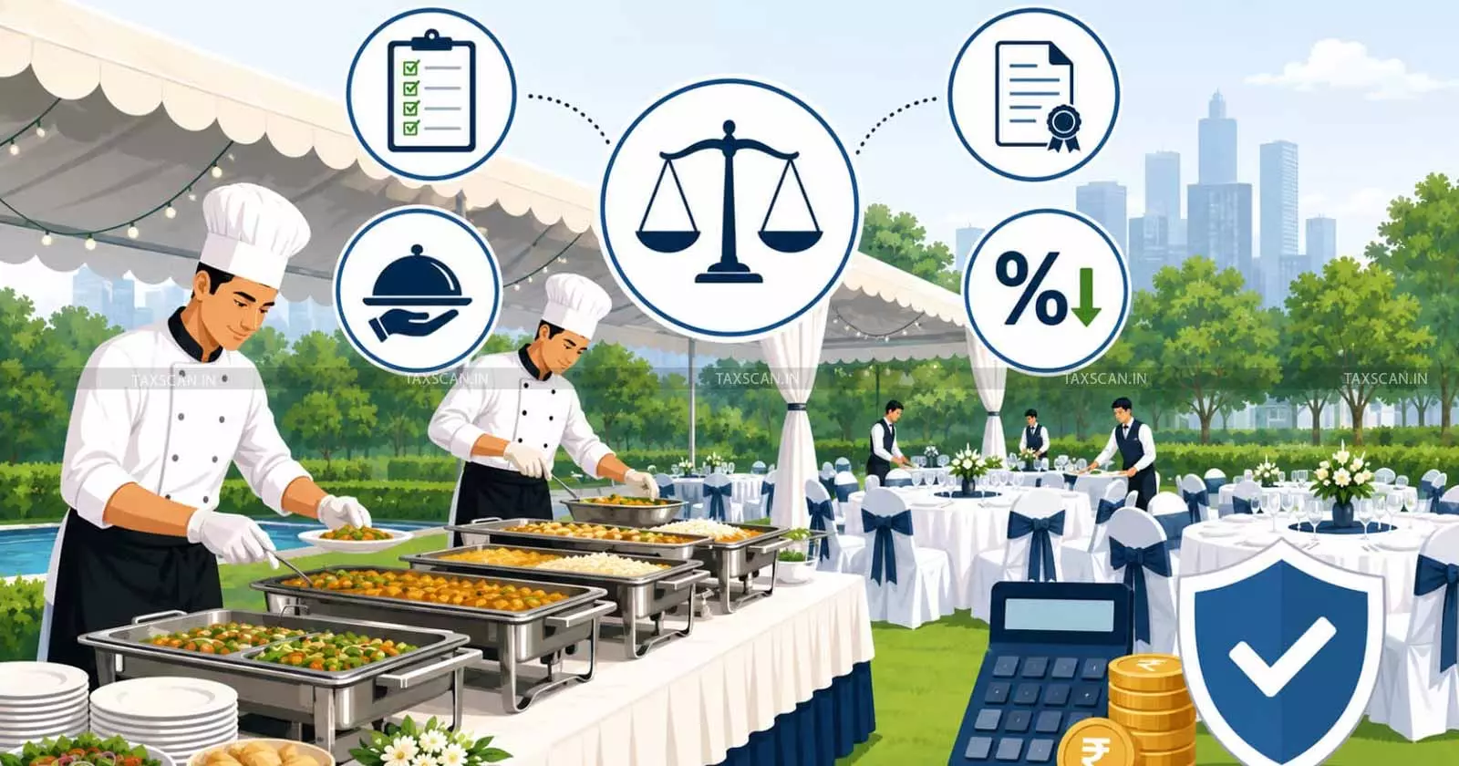 AAR Rules Outdoor Catering Services Taxable at 5% : Rules Activity is Composite Suppl u/s 98(4) of CGST/TNGST Acts [Read Order]