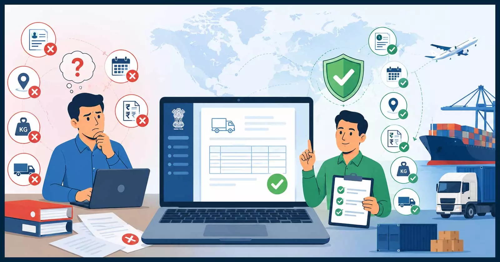 Common Mistakes in Generating E-Way Bills for Exports in ICEGATE Portal & How to Avoid